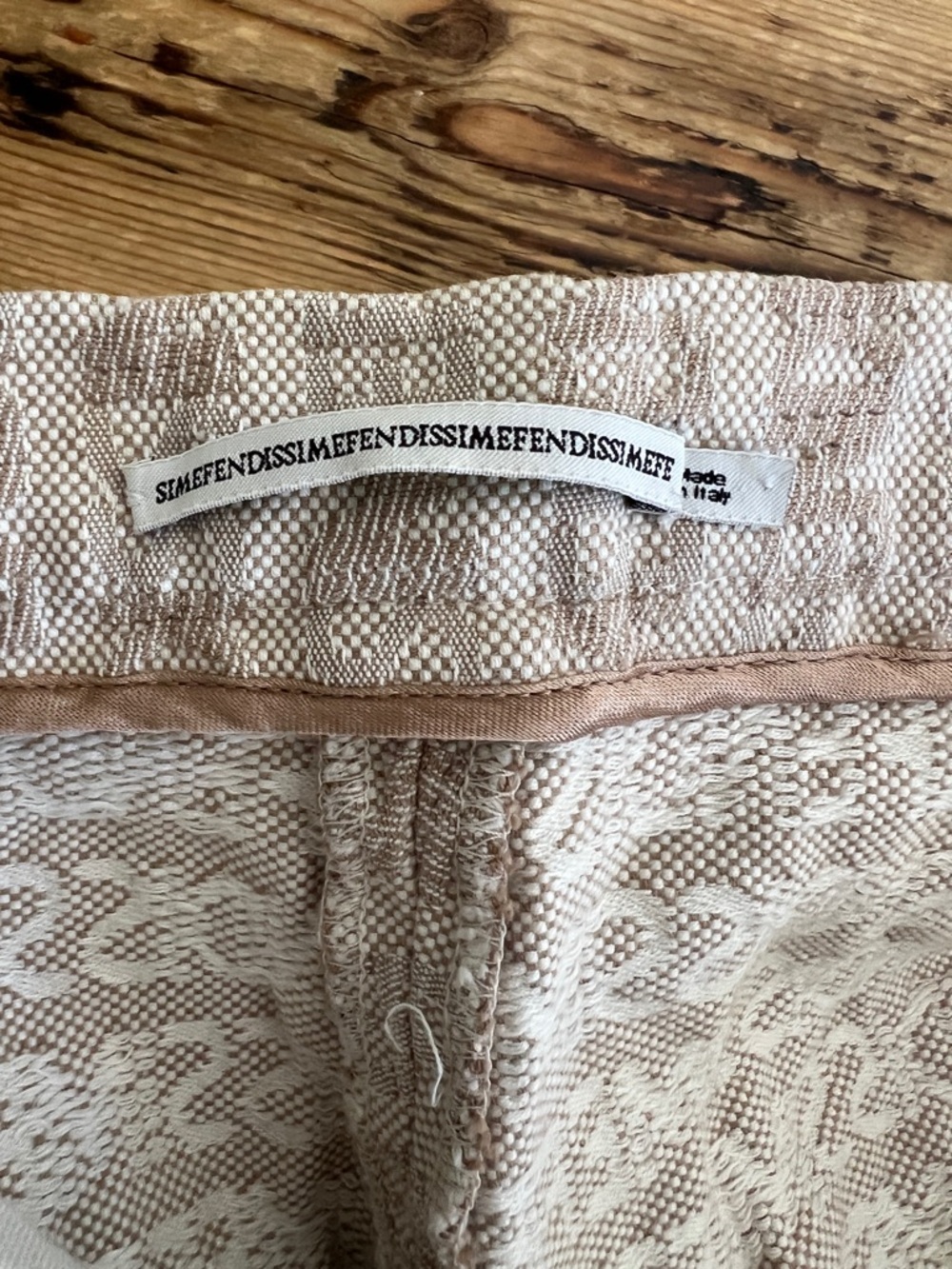 THIS IS FOR @DYMDYM72 Fendi Beige Logo Jacquard Pants - Picture 8 of 12